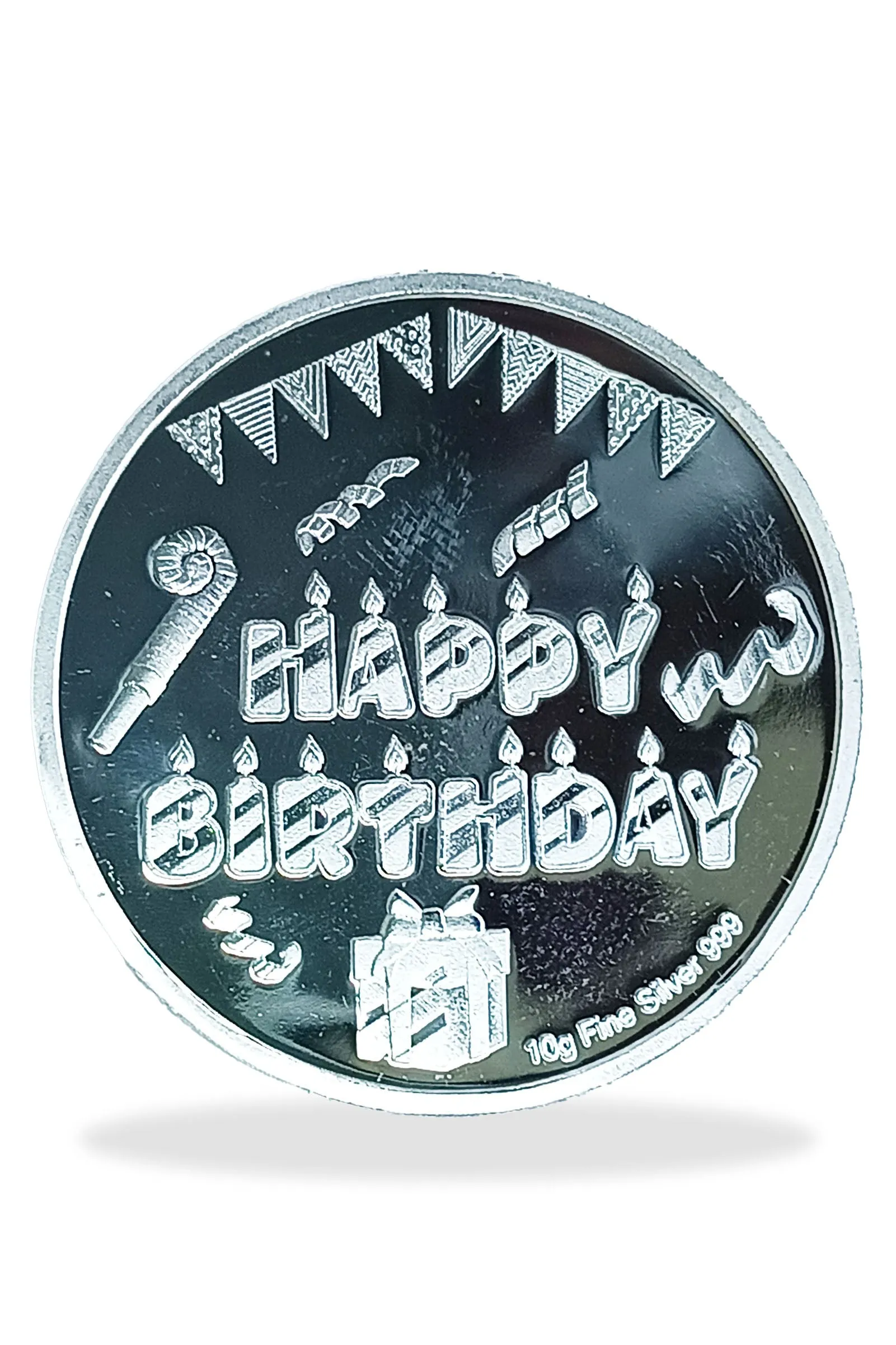 999 Happy Birthday 10 Gram Pure Silver Coin