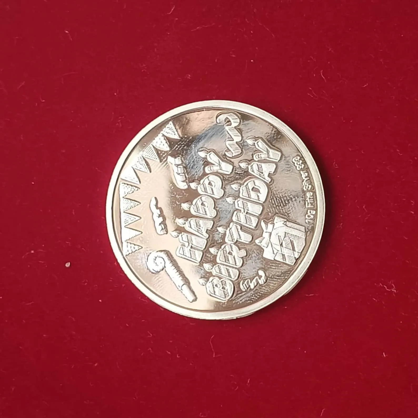999 Happy Birthday 10 Gram Pure Silver Coin