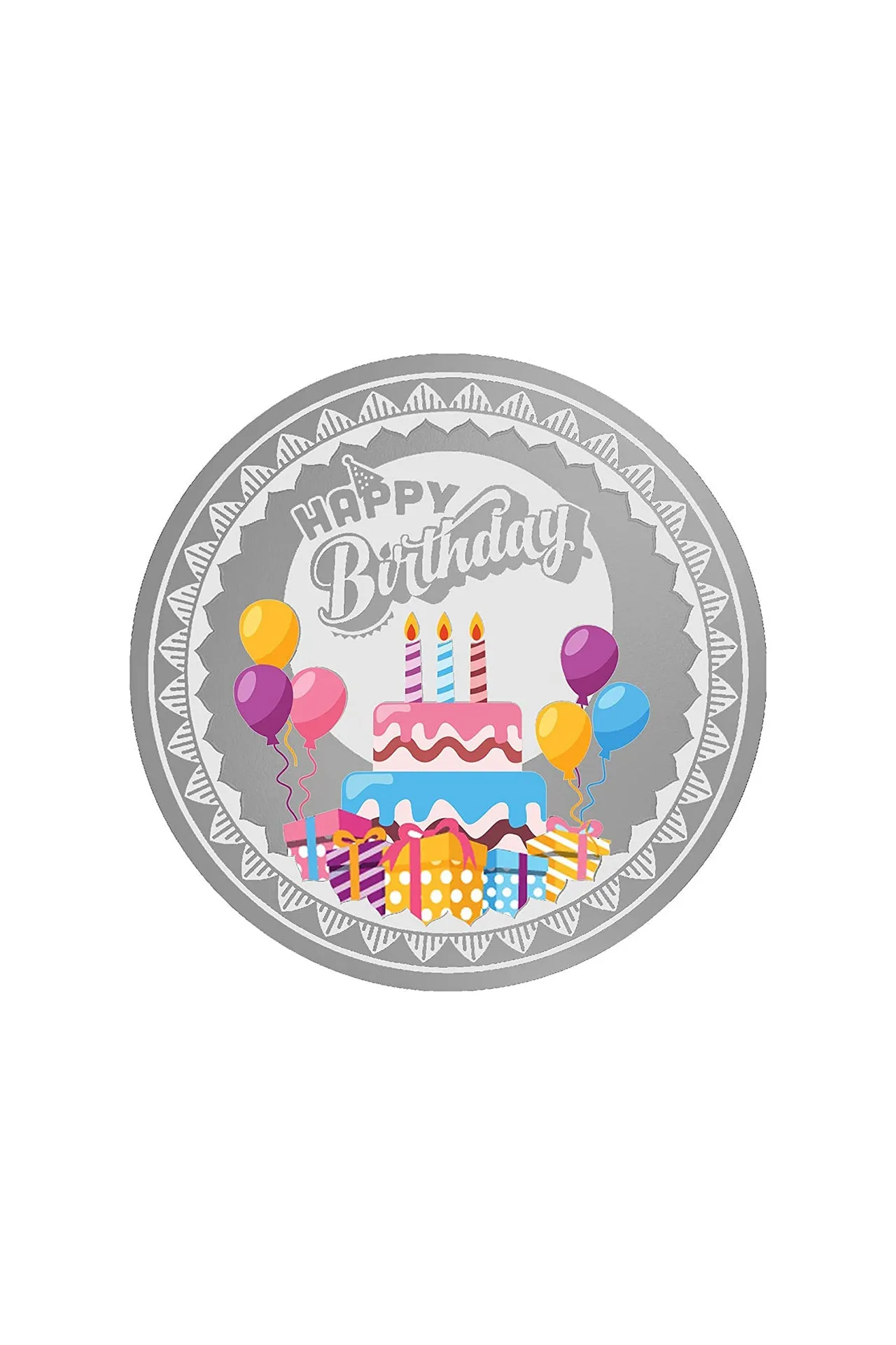 999 Happy Birthday Pure Silver 20 Grams Coin