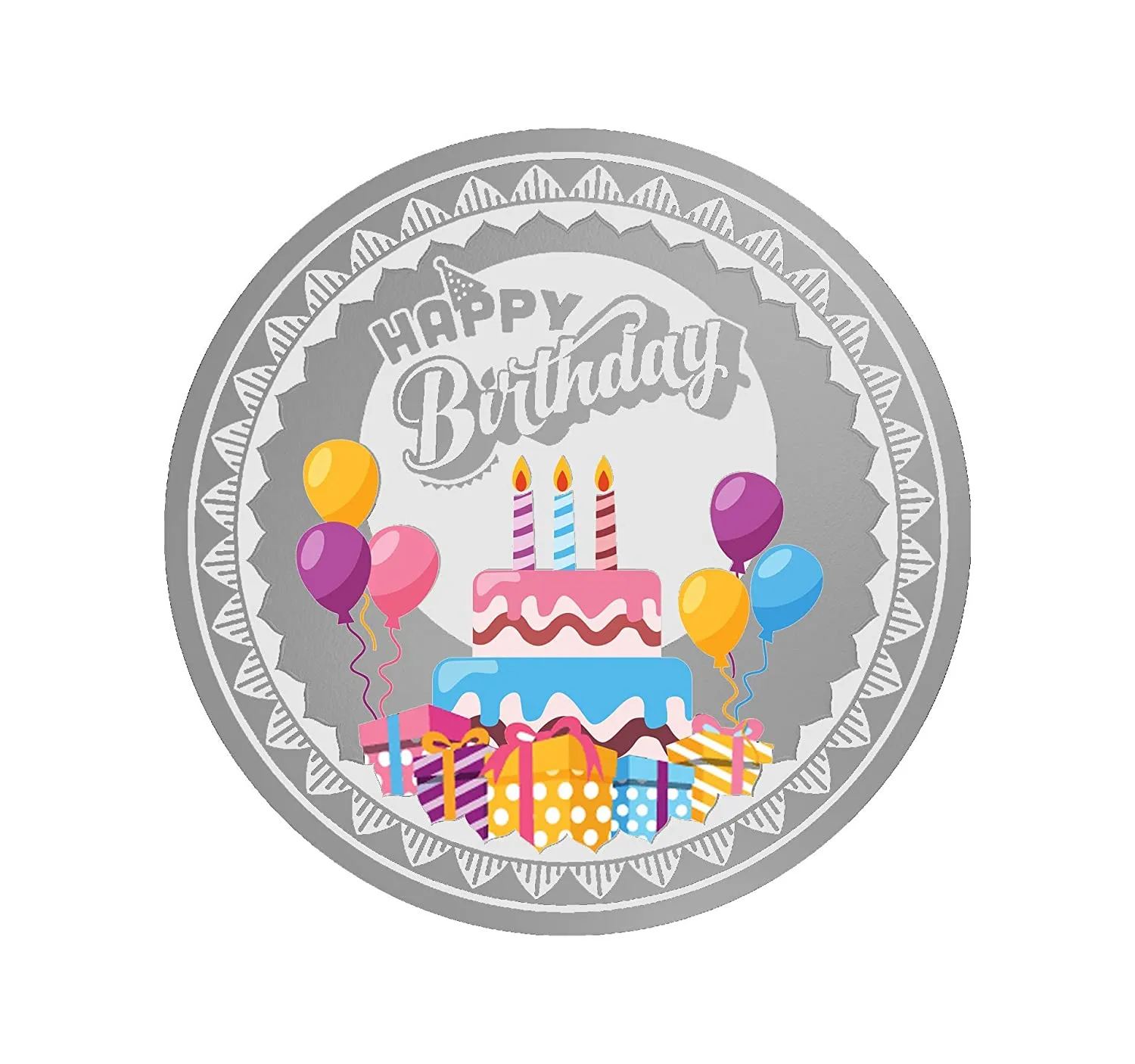 999 Happy Birthday Pure Silver 20 Grams Coin