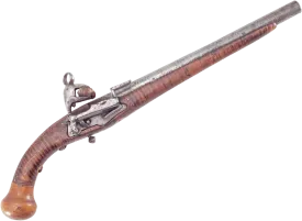 A CAUCASIAN MIQUELET LOCK PISTOL C.1800