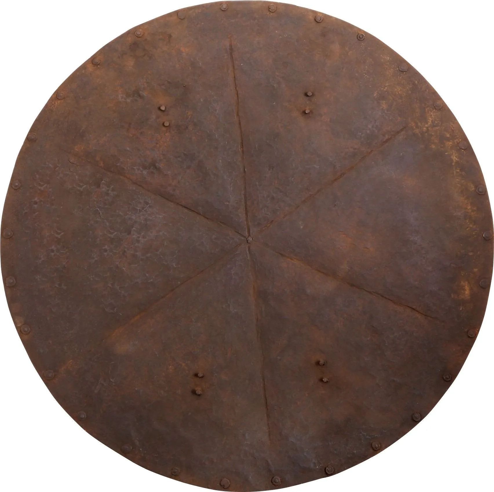 A RARE GERMAN IRON SHIELD C.1550
