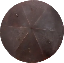 A RARE GERMAN IRON SHIELD C.1550