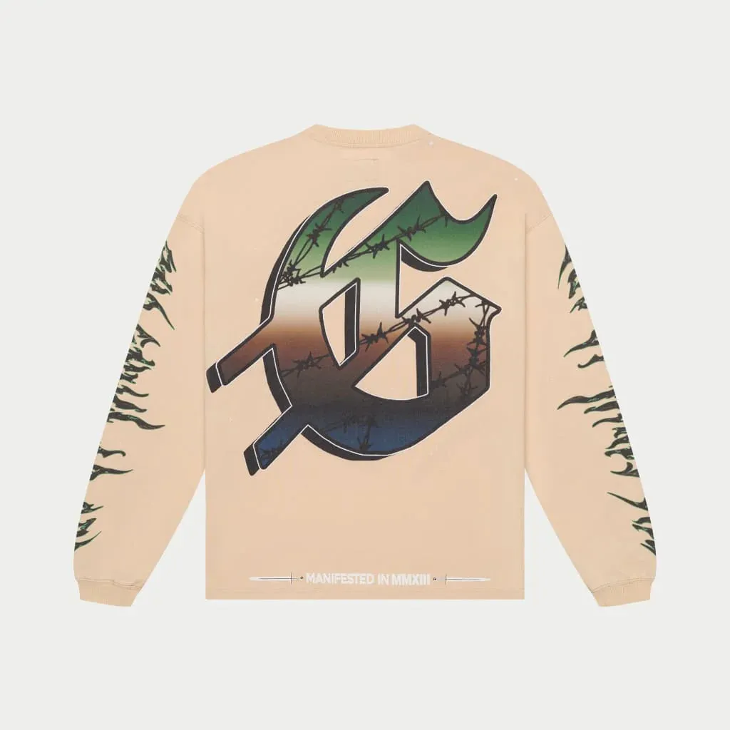 Air Strike LS T-shirt (Bone) - GASLSTEEBNE