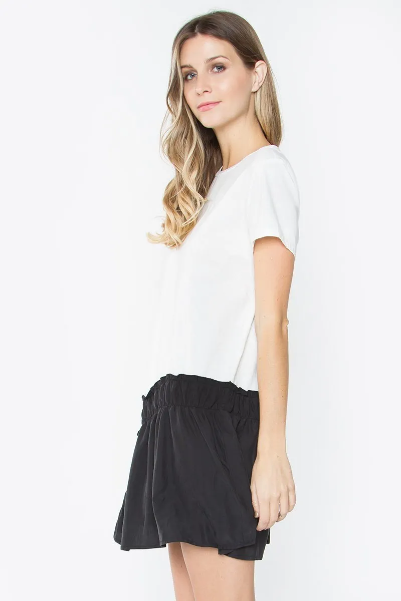 Annie Contrast Knit Dress