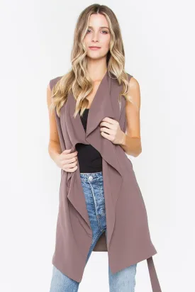 Annika Sleeveless Trench Vest