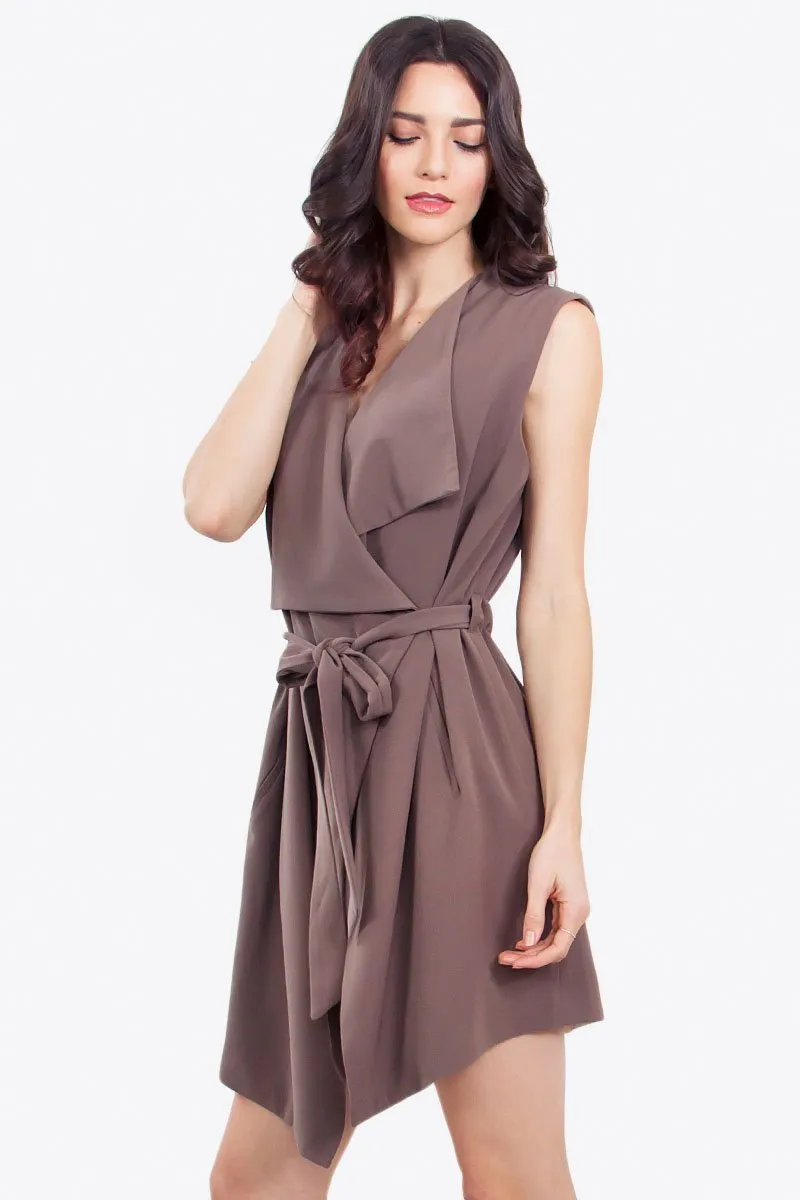 Annika Sleeveless Trench Vest
