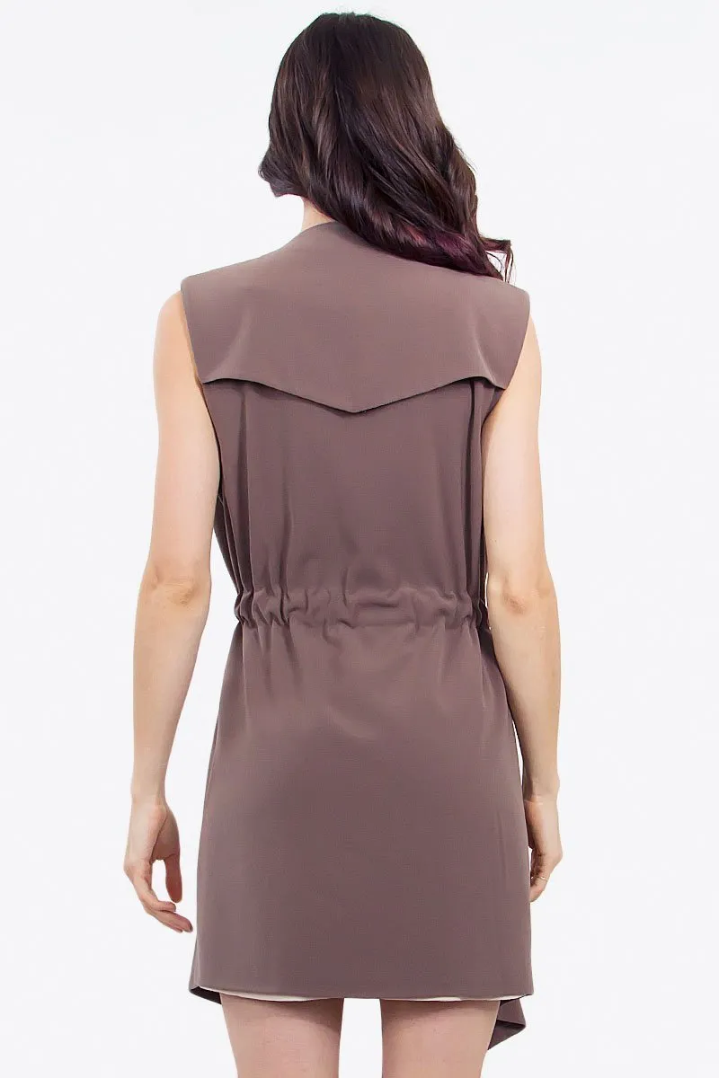 Annika Sleeveless Trench Vest