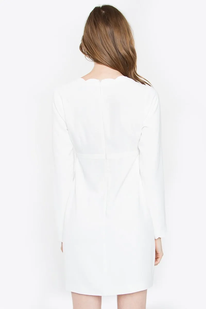 Araceli Scalloped Dress