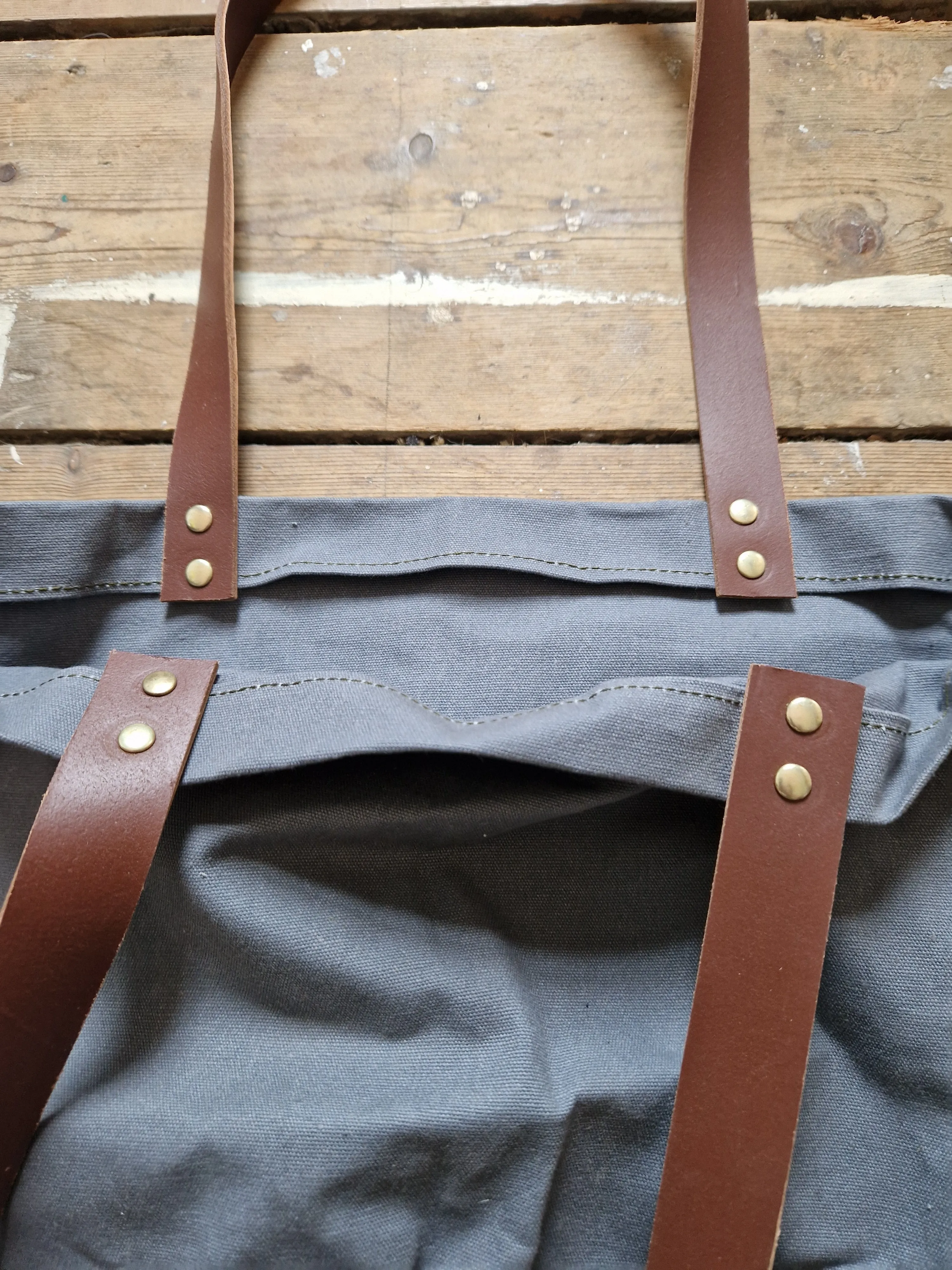 Archive Grey Totely canvas shopper bag