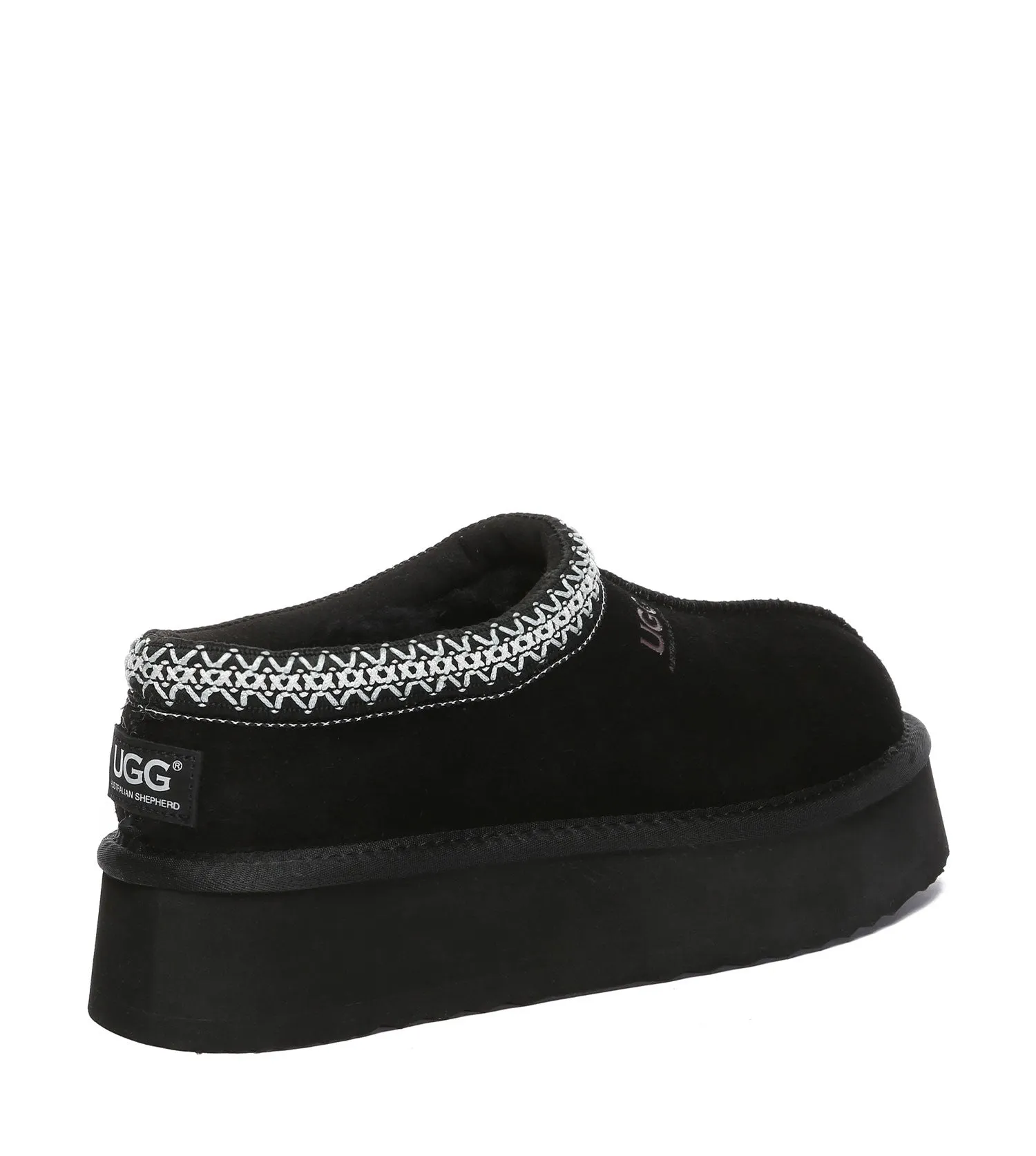 Australian Shepherd Hippie Platform Slippers | House Shoes AS2062
