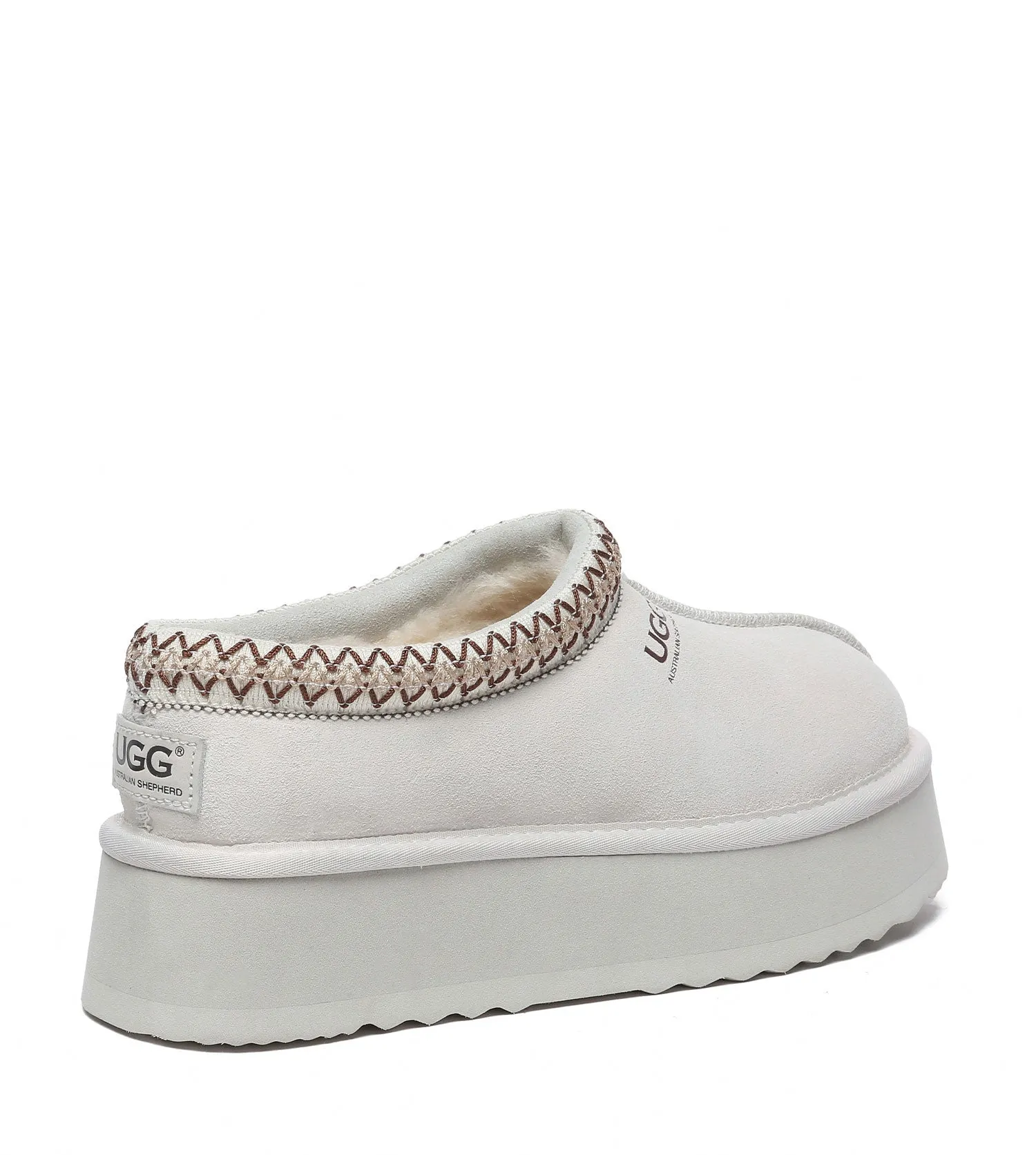 Australian Shepherd Hippie Platform Slippers | House Shoes AS2062