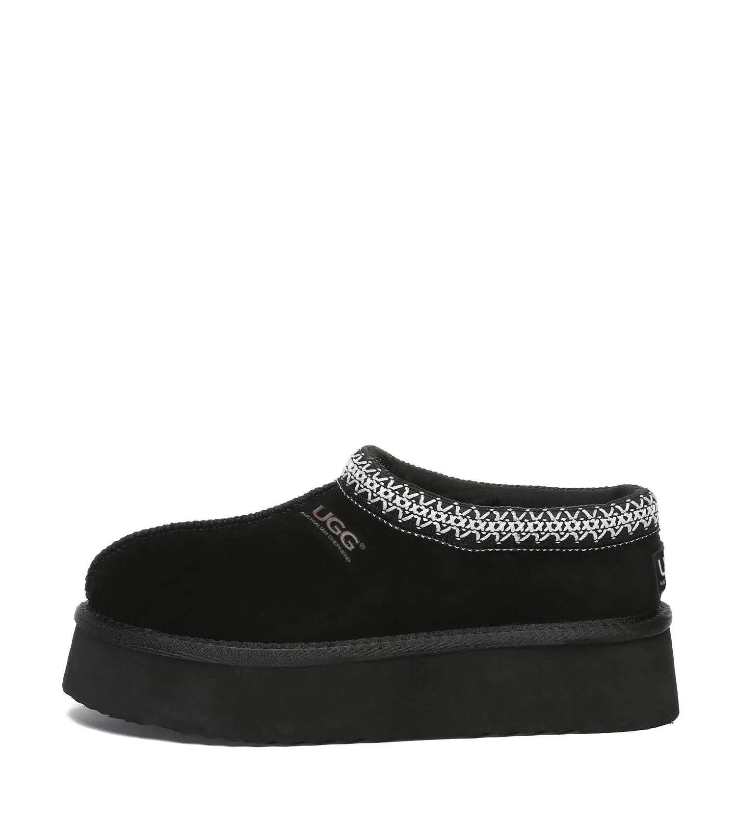 Australian Shepherd Hippie Platform Slippers | House Shoes AS2062