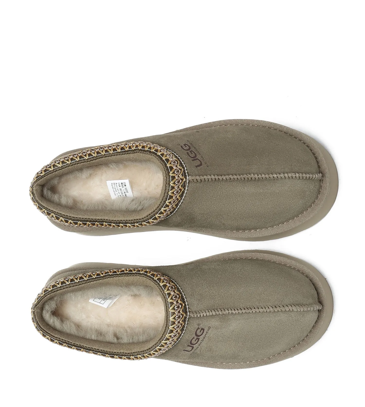 Australian Shepherd Hippie Platform Slippers | House Shoes AS2062