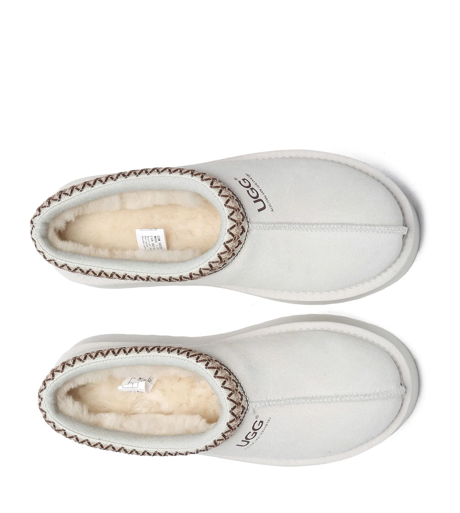 Australian Shepherd Hippie Platform Slippers | House Shoes AS2062