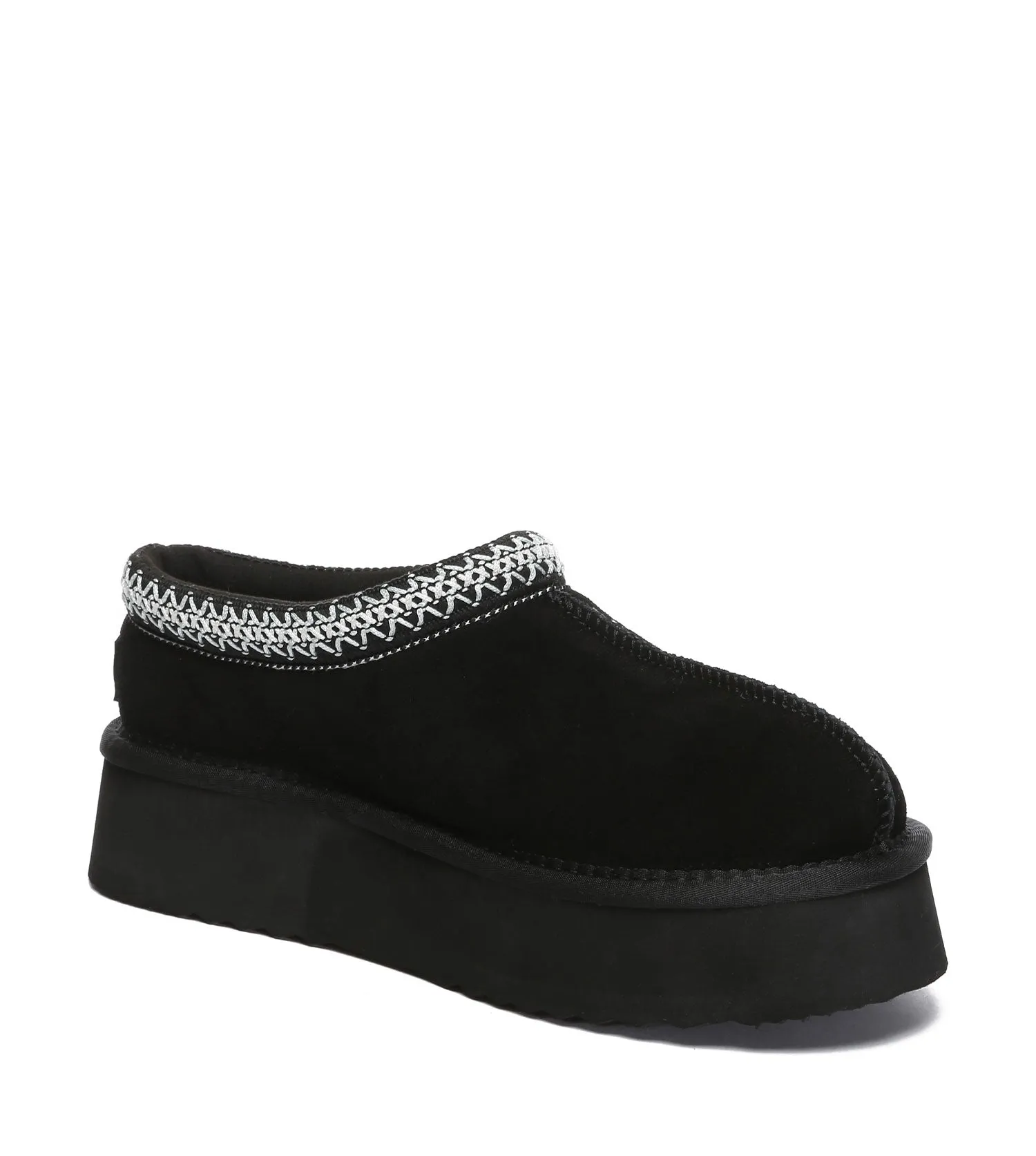 Australian Shepherd Hippie Platform Slippers | House Shoes AS2062