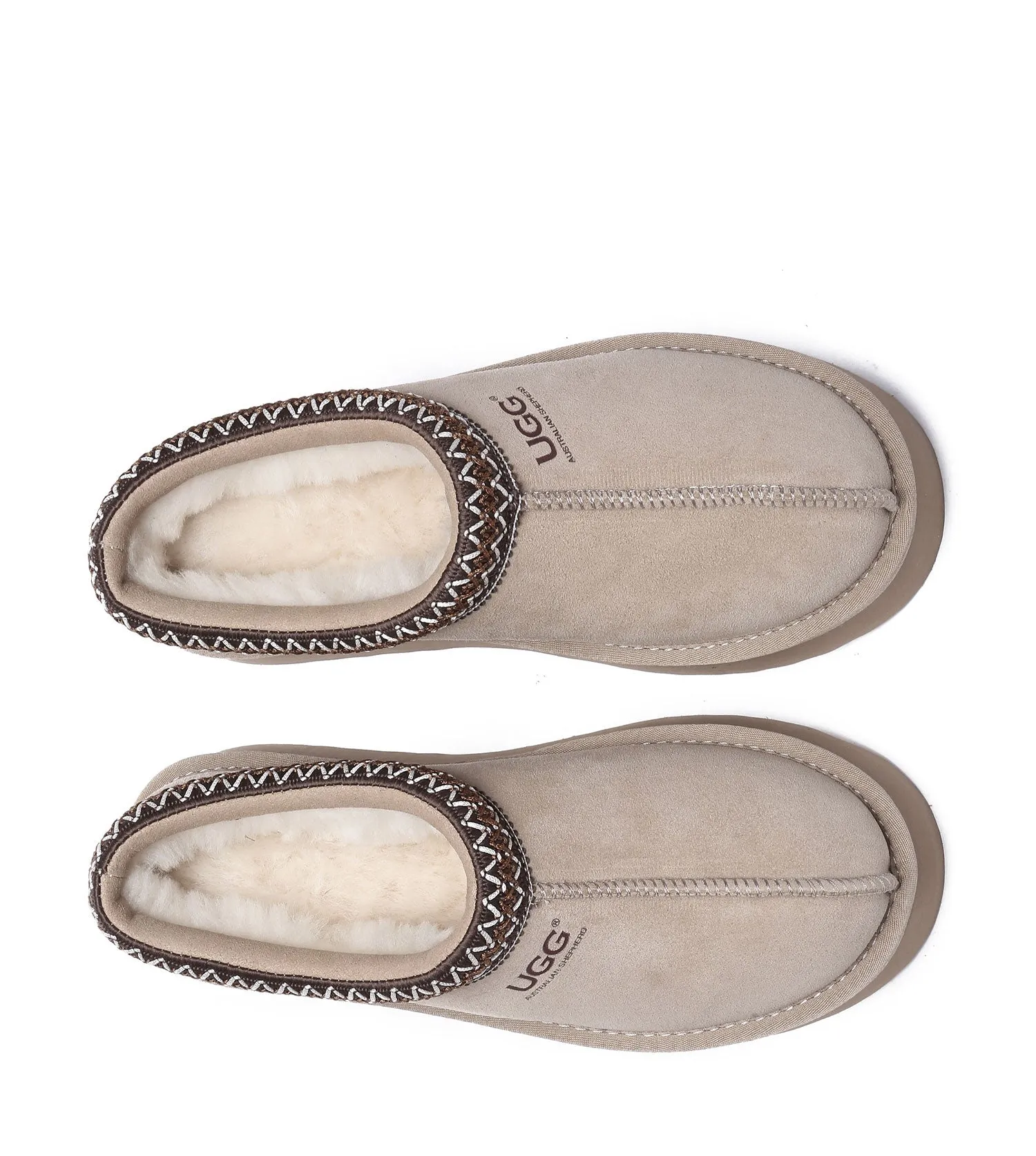 Australian Shepherd Hippie Platform Slippers | House Shoes AS2062