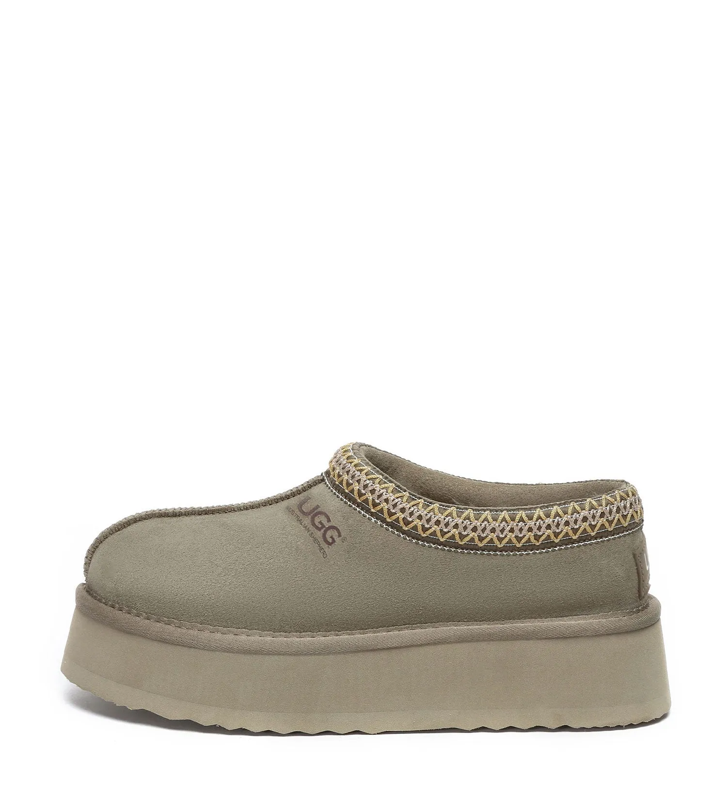 Australian Shepherd Hippie Platform Slippers | House Shoes AS2062