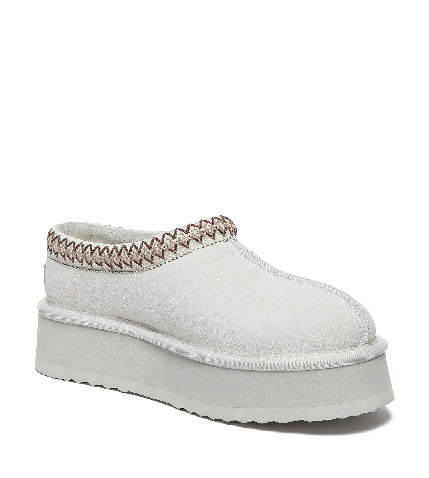 Australian Shepherd Hippie Platform Slippers | House Shoes AS2062