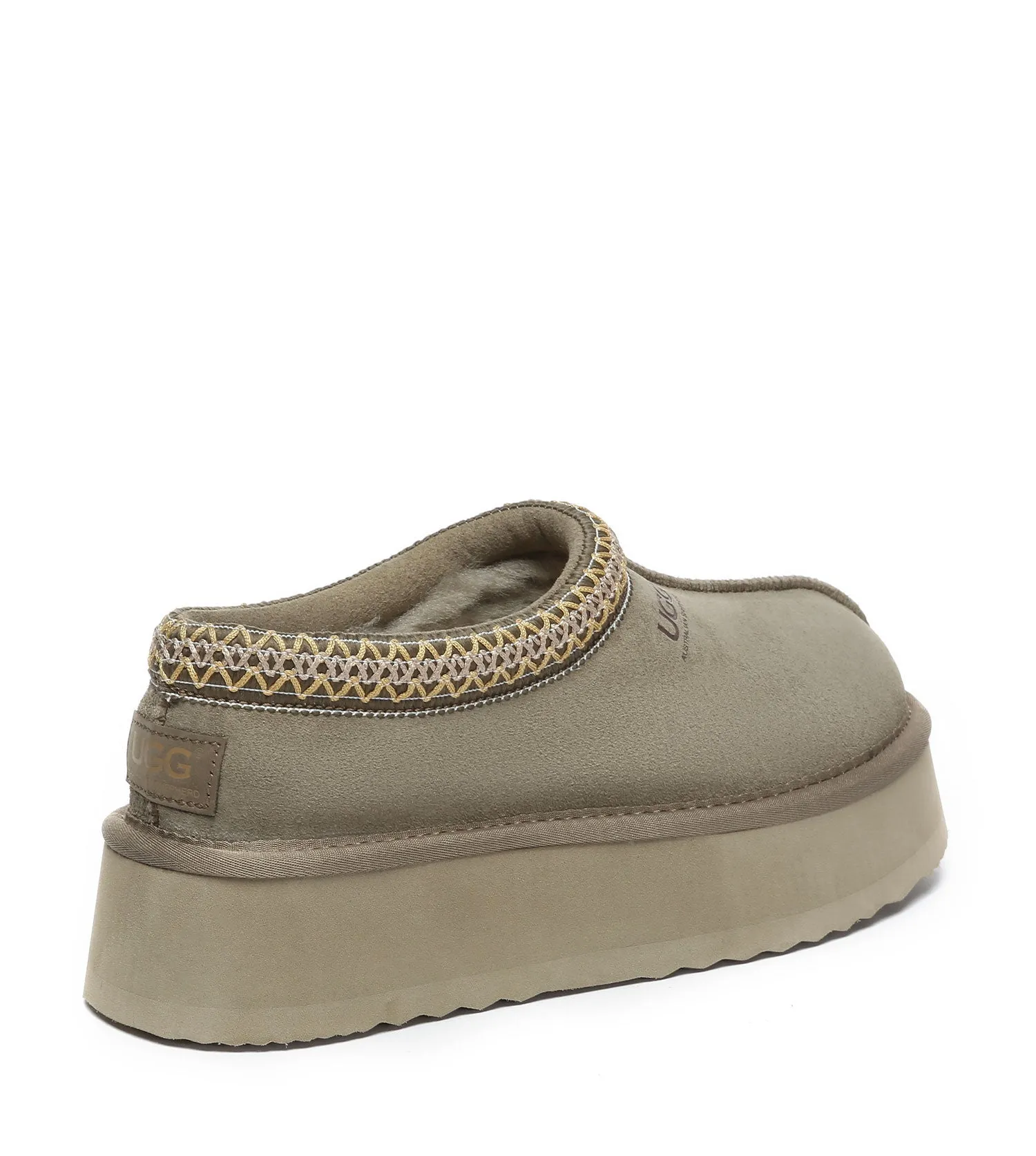 Australian Shepherd Hippie Platform Slippers | House Shoes AS2062