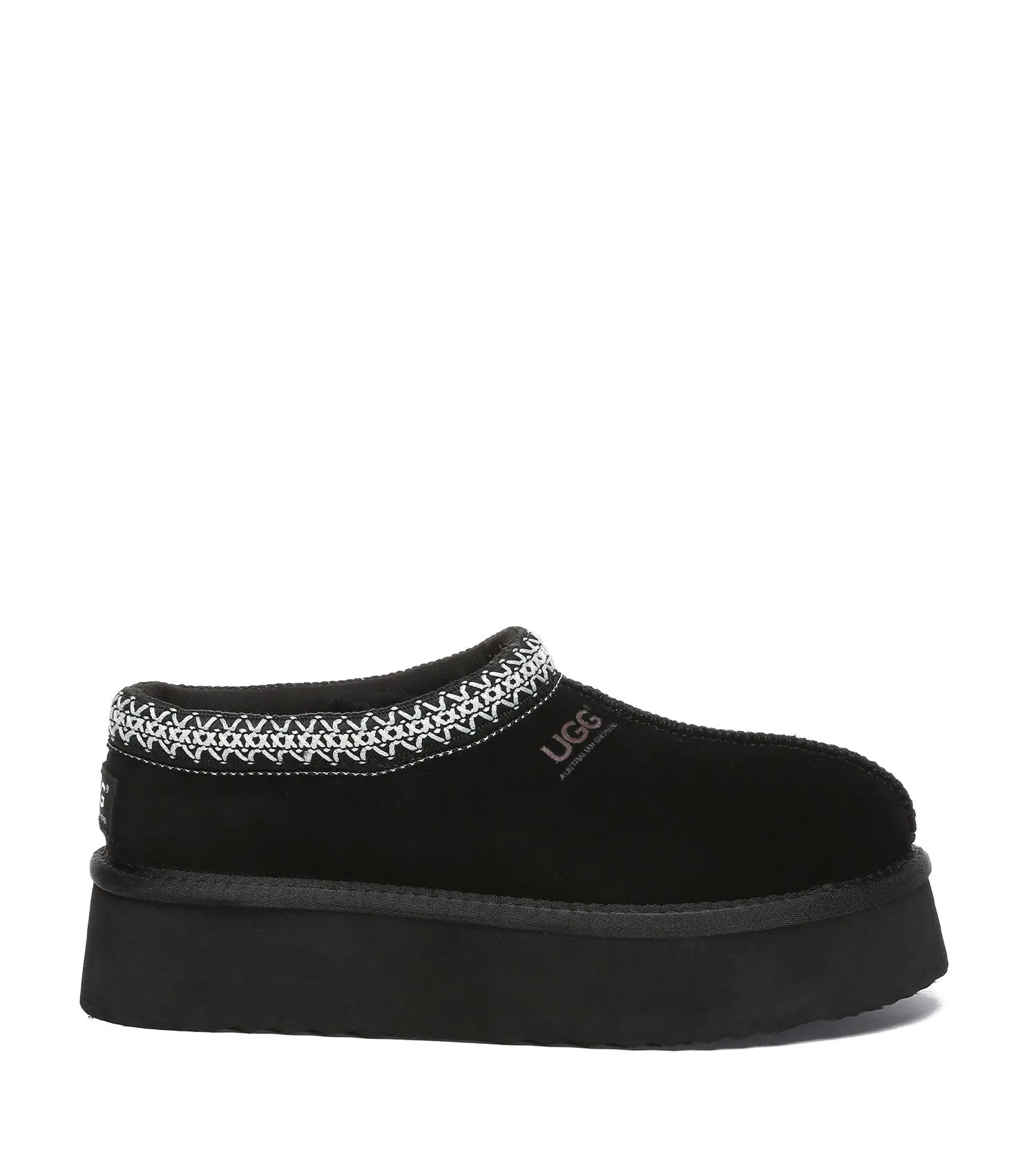 Australian Shepherd Hippie Platform Slippers | House Shoes AS2062