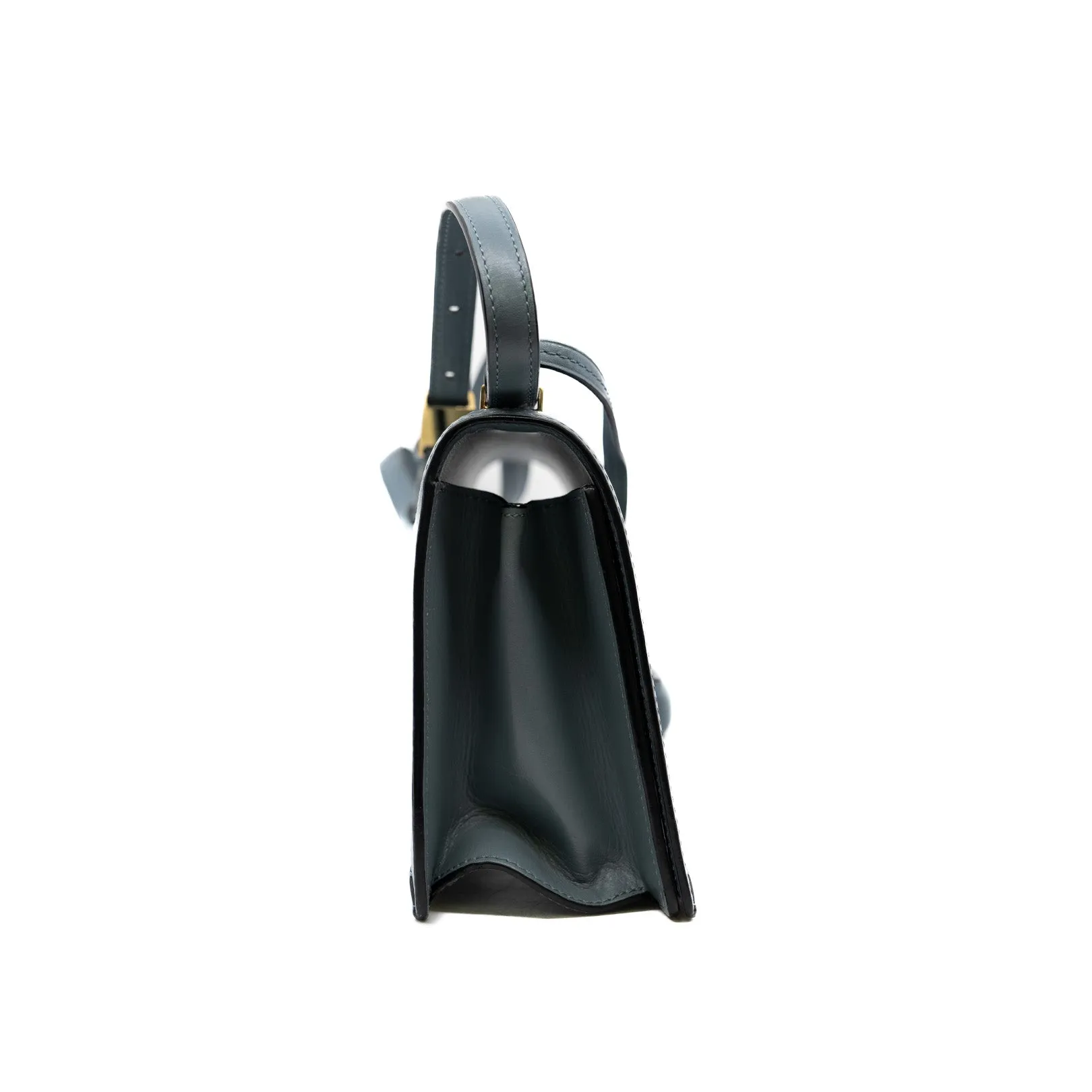 Barcelona Calfskin Shoulder Bag Stone Blue GHW 2017