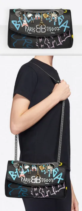 BB Chain M Graffiti Bag