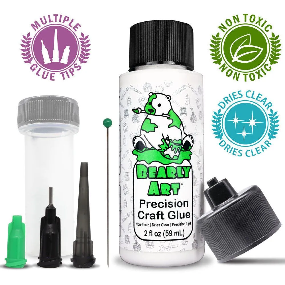 Bearly Art Precision Craft Glue - The Mini 2oz