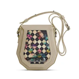 Beige Polygon Crossbags Cubes