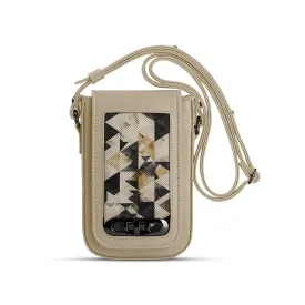 Beige Tagged Crossbag Dusty