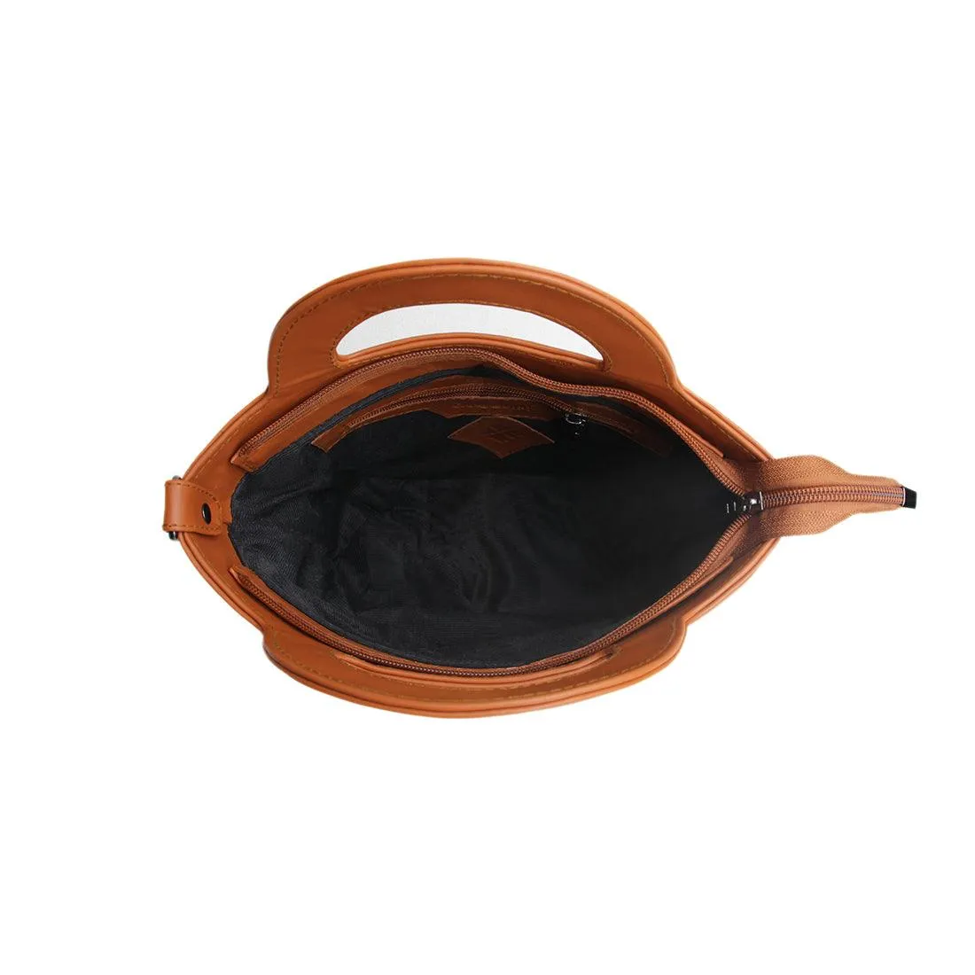 Beige Top Handle Handbag Summer Abstract