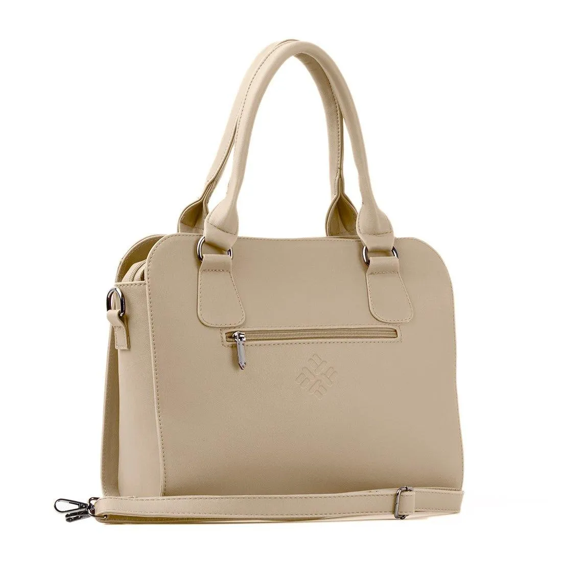 Beige Travel Hobo Bag Flamingo Queen