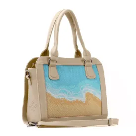 Beige Travel Hobo Bag Sea