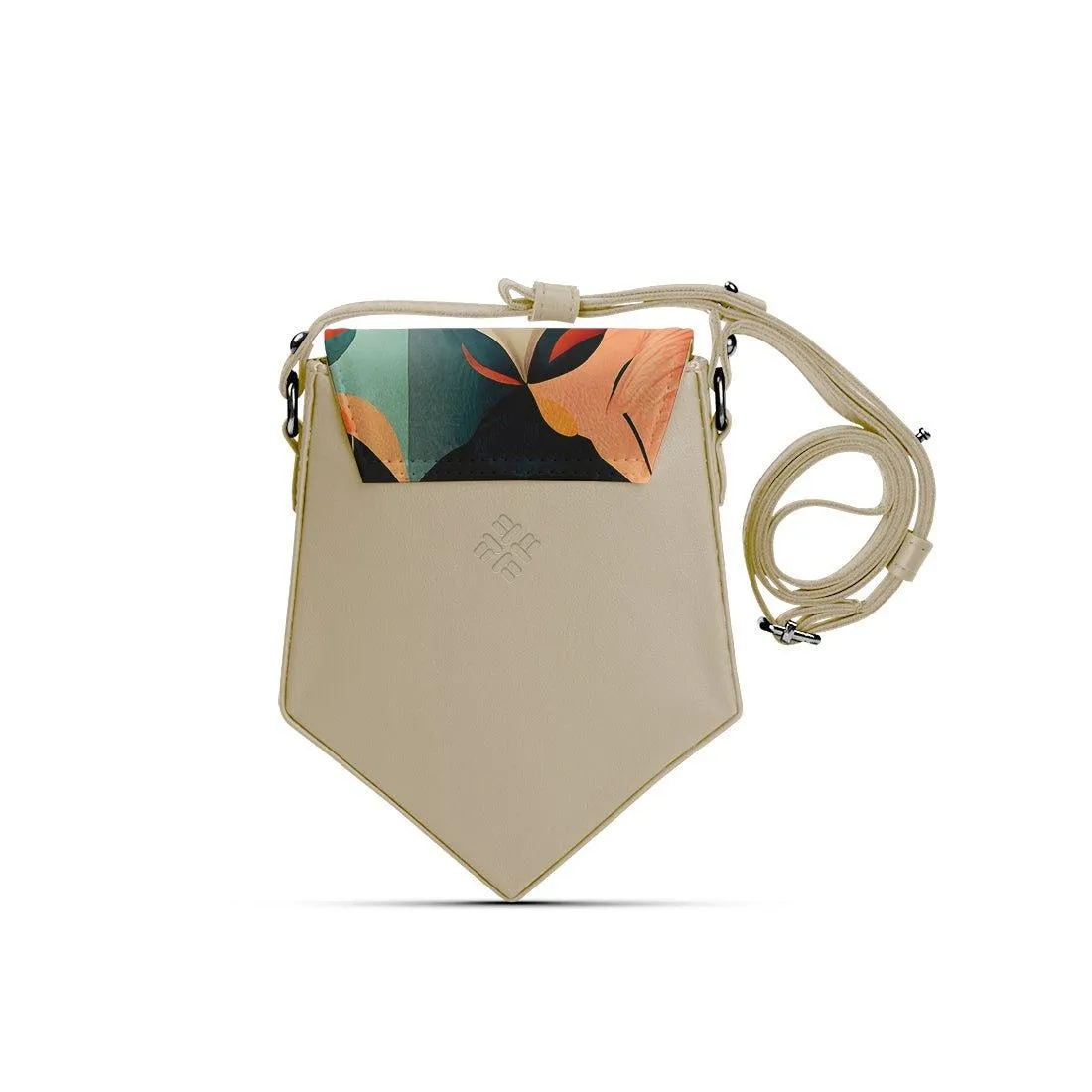 Beige Triangles Crossbag Sleeping Beauty