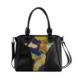 Black Ladies Handbag Texture