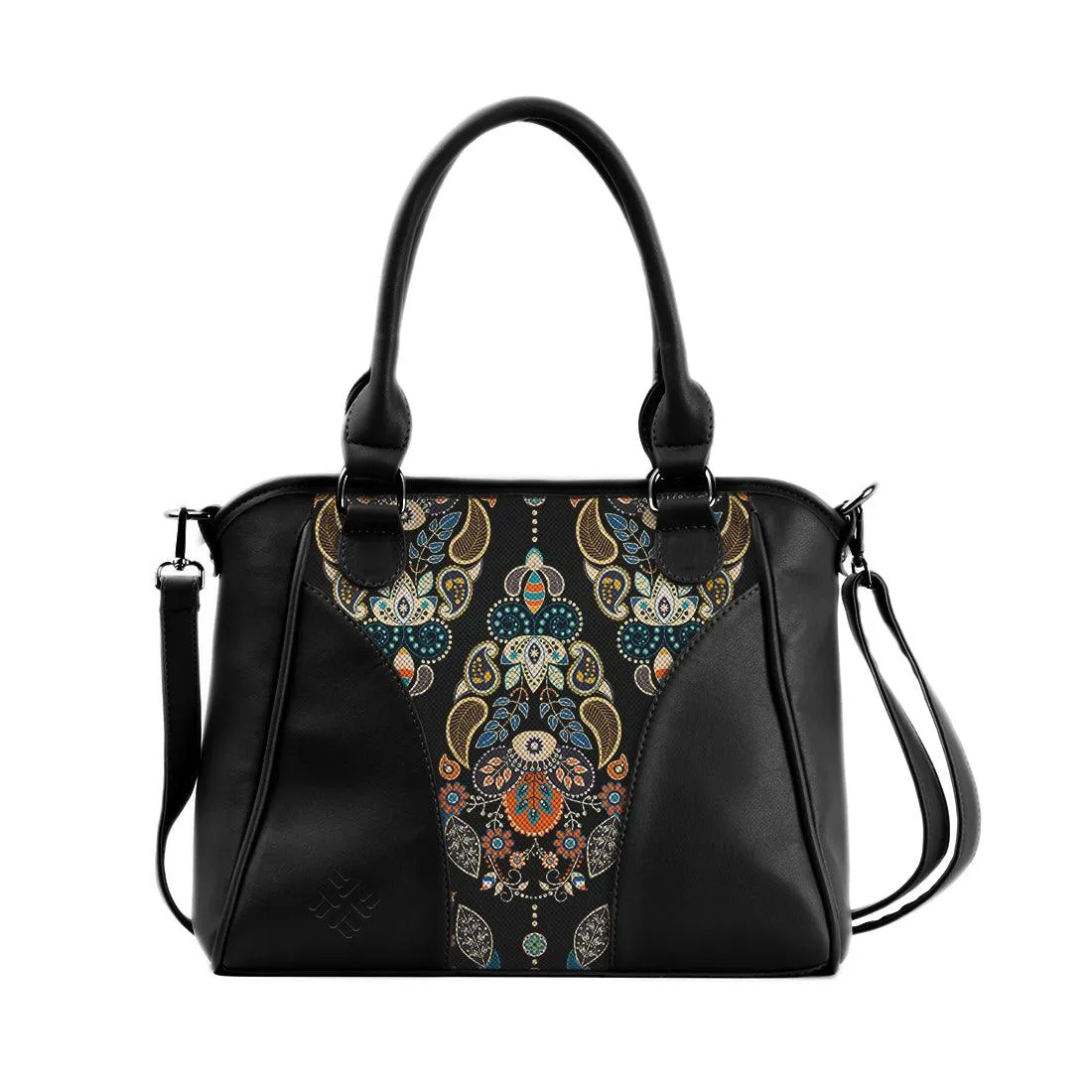 Black Ladies Leather Handbag Agy