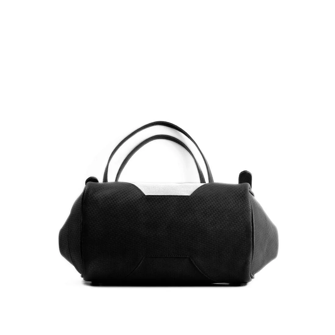 Black Leather Tote Bag Pixal Art