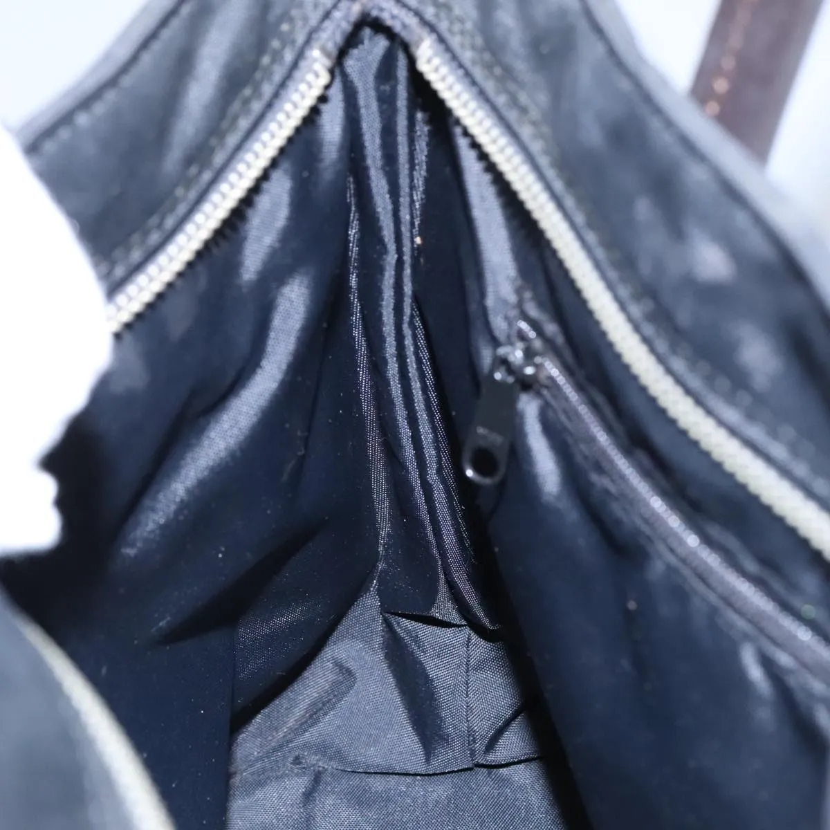 BURBERRY Blue Label Nova Check Shoulder Bag Nylon Beige Black 99331