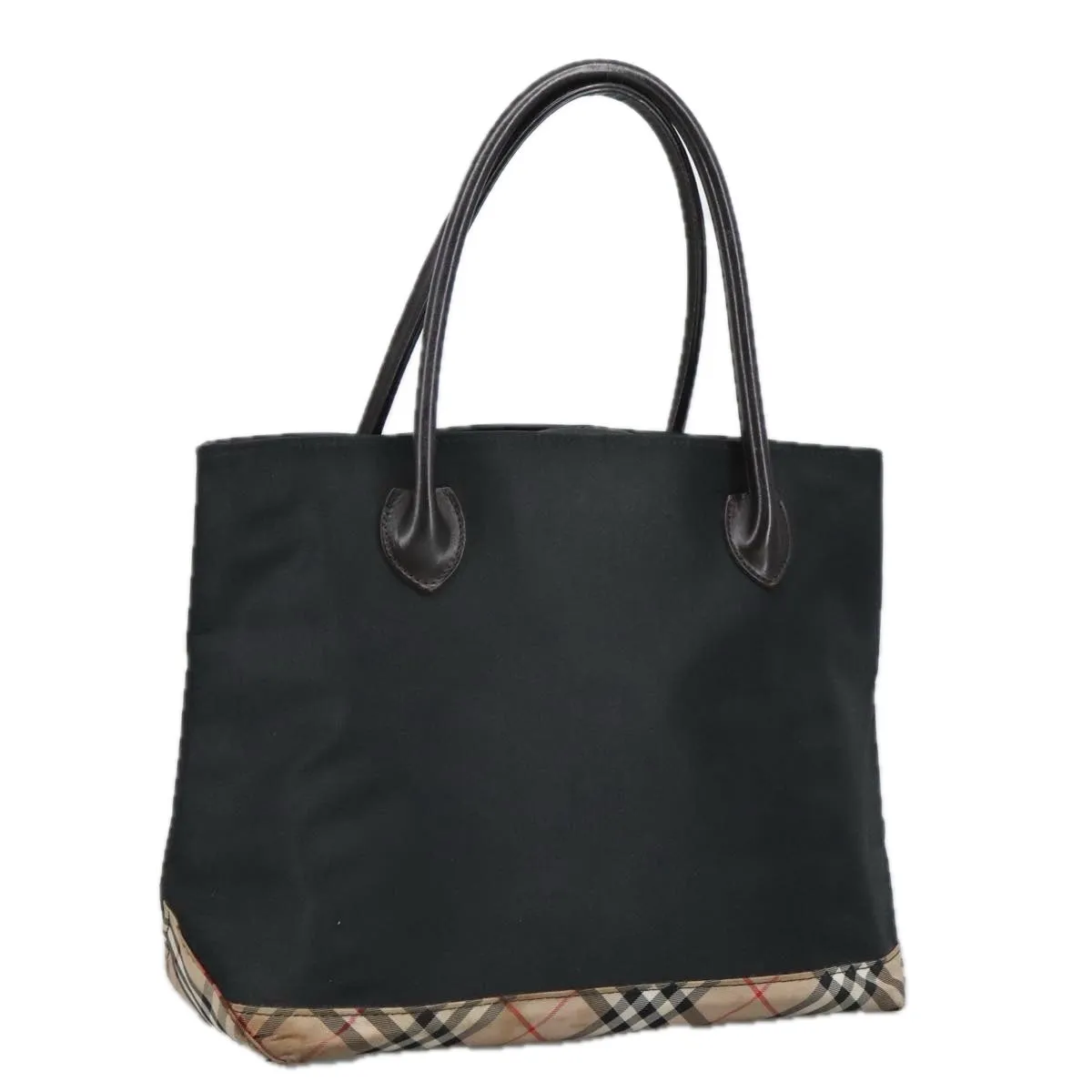 BURBERRY Blue Label Nova Check Shoulder Bag Nylon Beige Black 99331