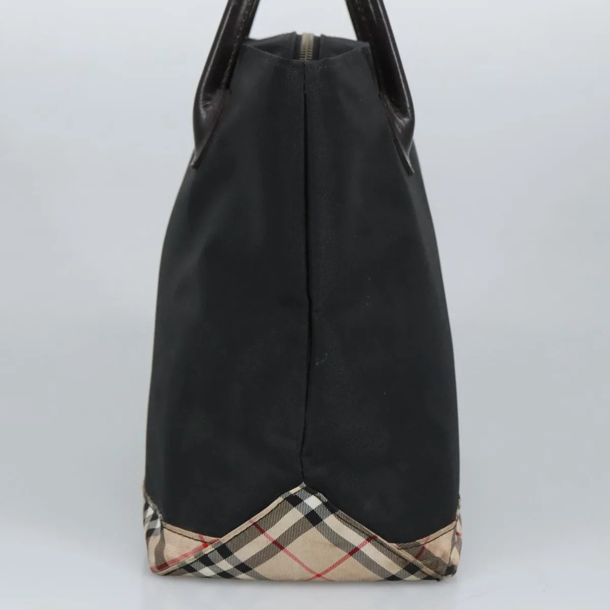 BURBERRY Blue Label Nova Check Shoulder Bag Nylon Beige Black 99331