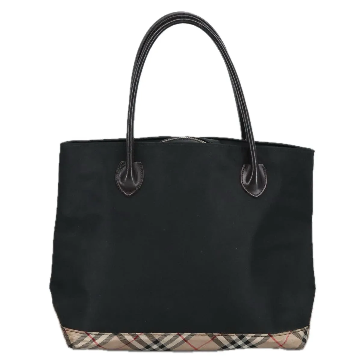 BURBERRY Blue Label Nova Check Shoulder Bag Nylon Beige Black 99331