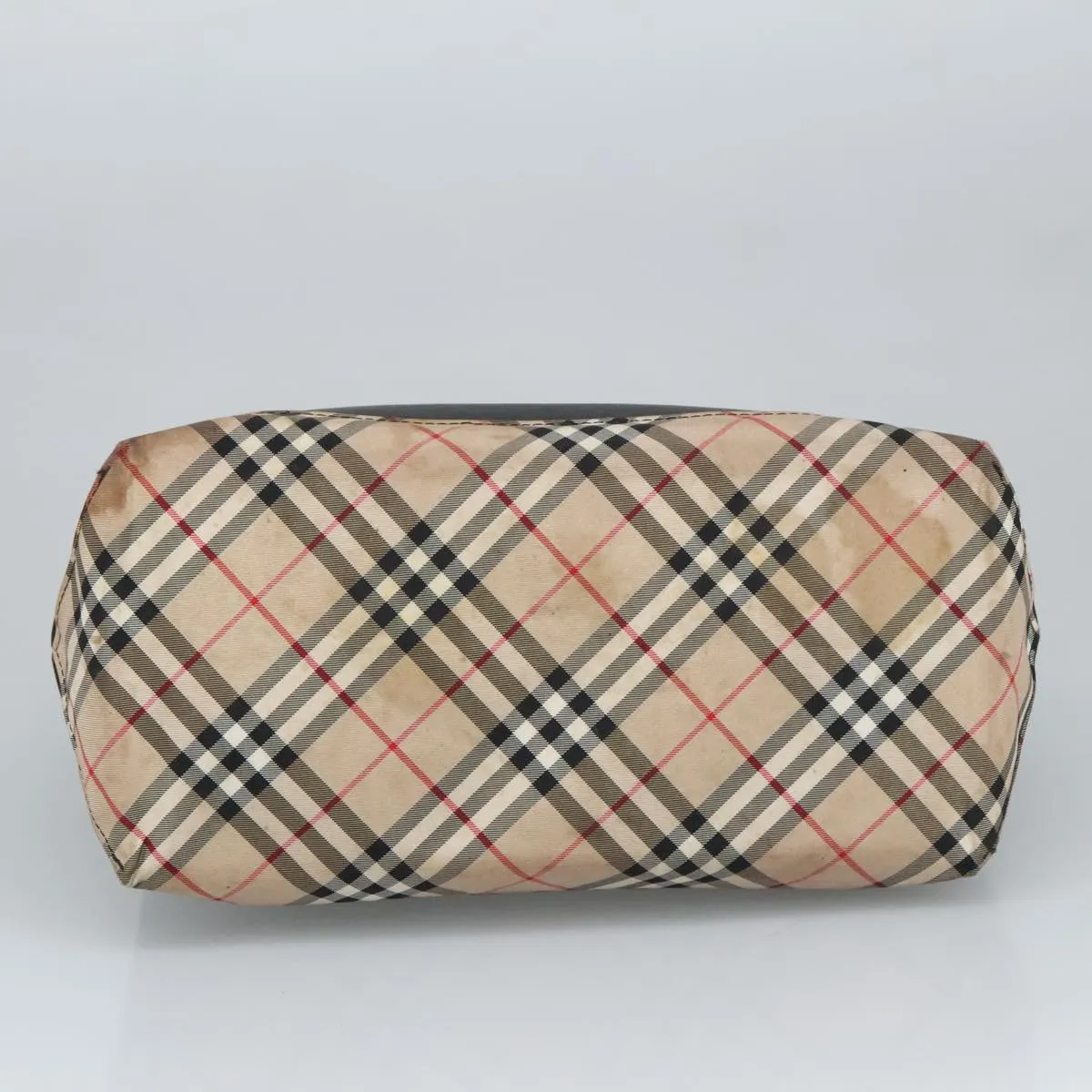 BURBERRY Blue Label Nova Check Shoulder Bag Nylon Beige Black 99331