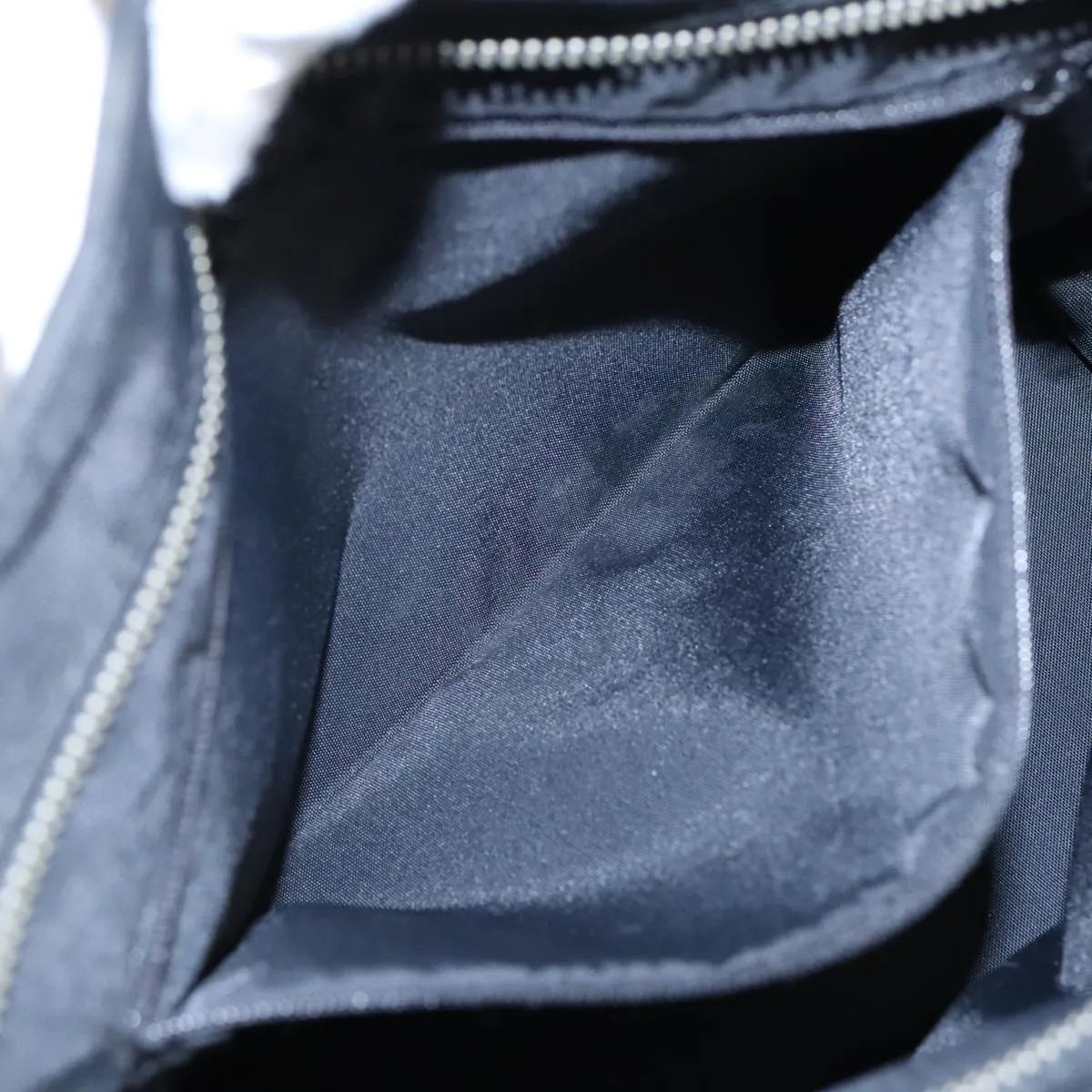 BURBERRY Blue Label Nova Check Shoulder Bag Nylon Beige Black 99331