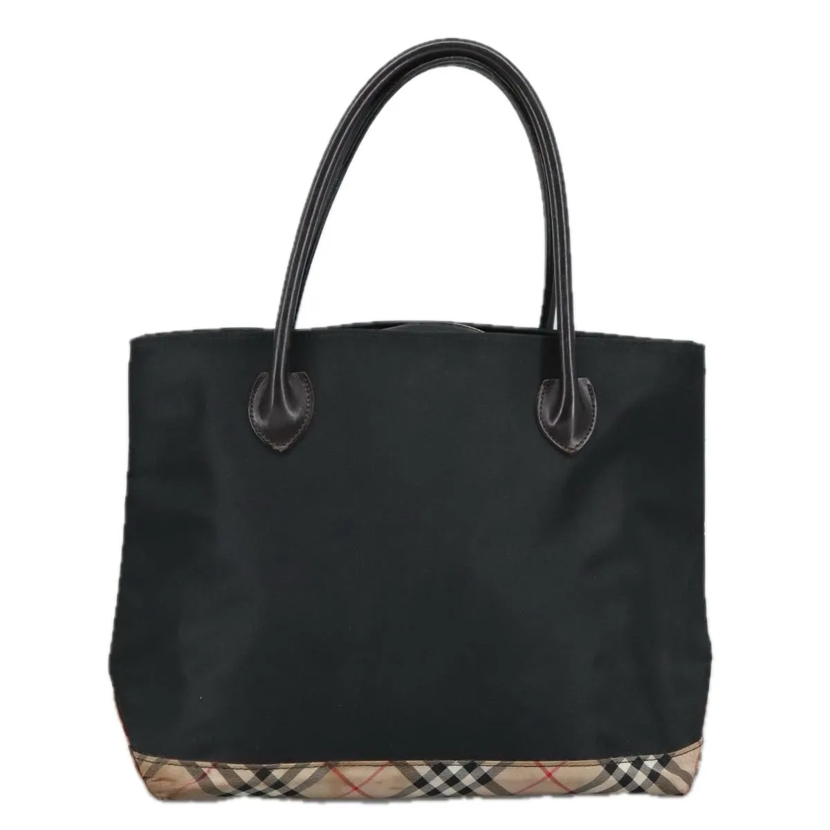 BURBERRY Blue Label Nova Check Shoulder Bag Nylon Beige Black 99331