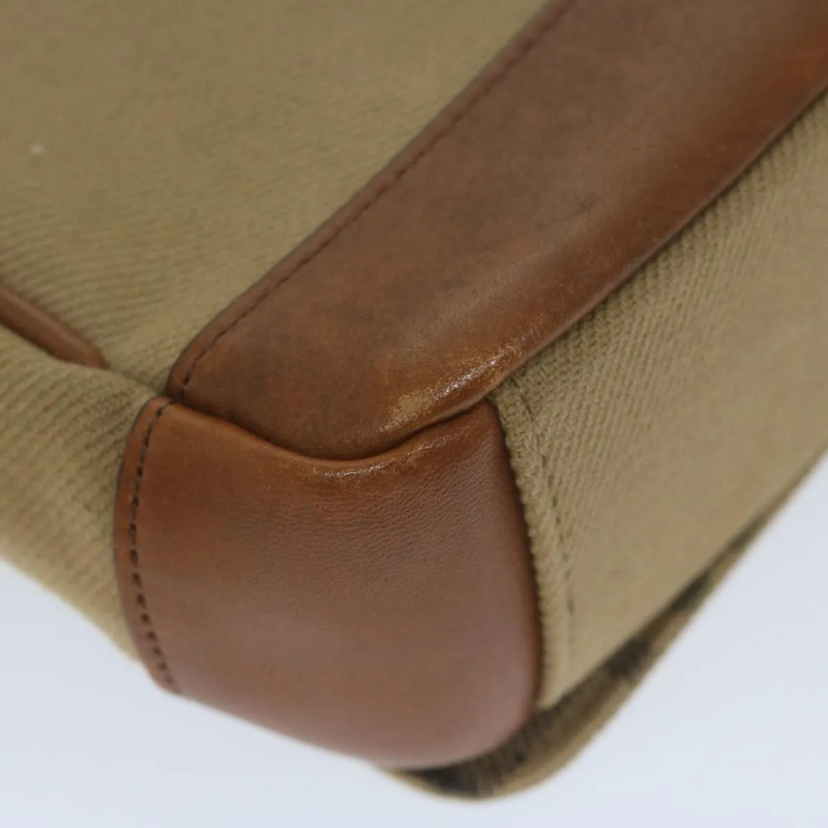 BURBERRY Blue Label Shoulder Bag Canvas Brown ti1478