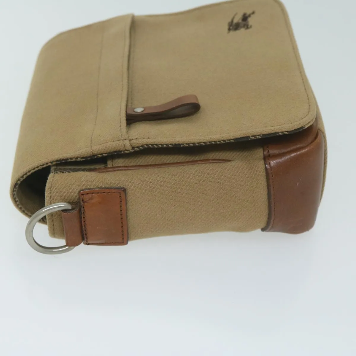 BURBERRY Blue Label Shoulder Bag Canvas Brown ti1478