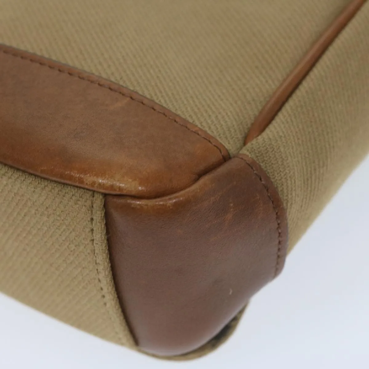 BURBERRY Blue Label Shoulder Bag Canvas Brown ti1478