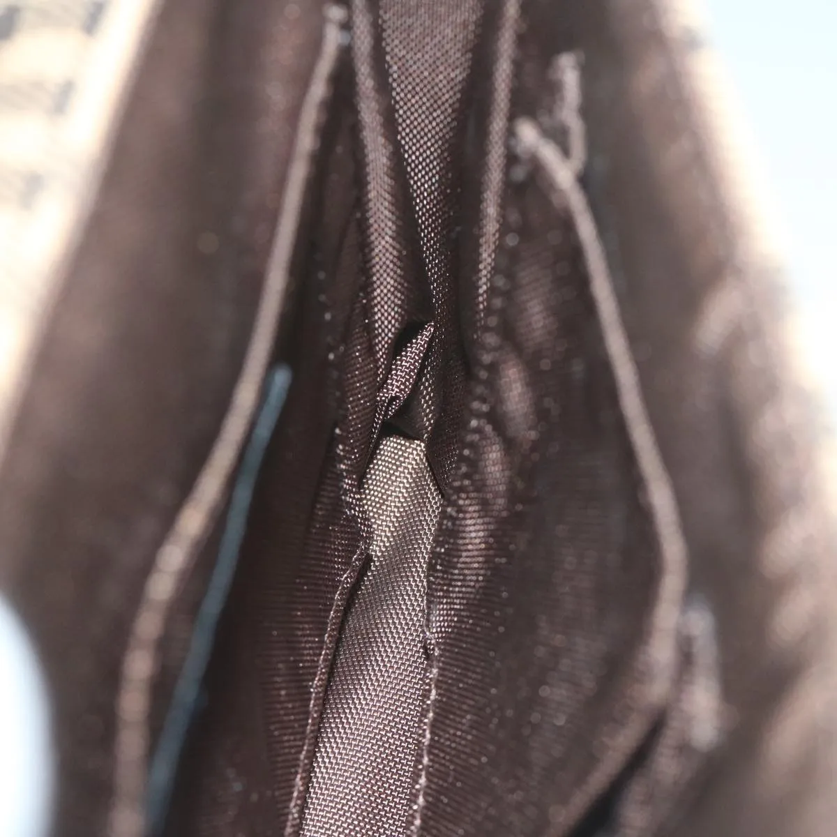 BURBERRY Blue Label Shoulder Bag Canvas Brown ti1478