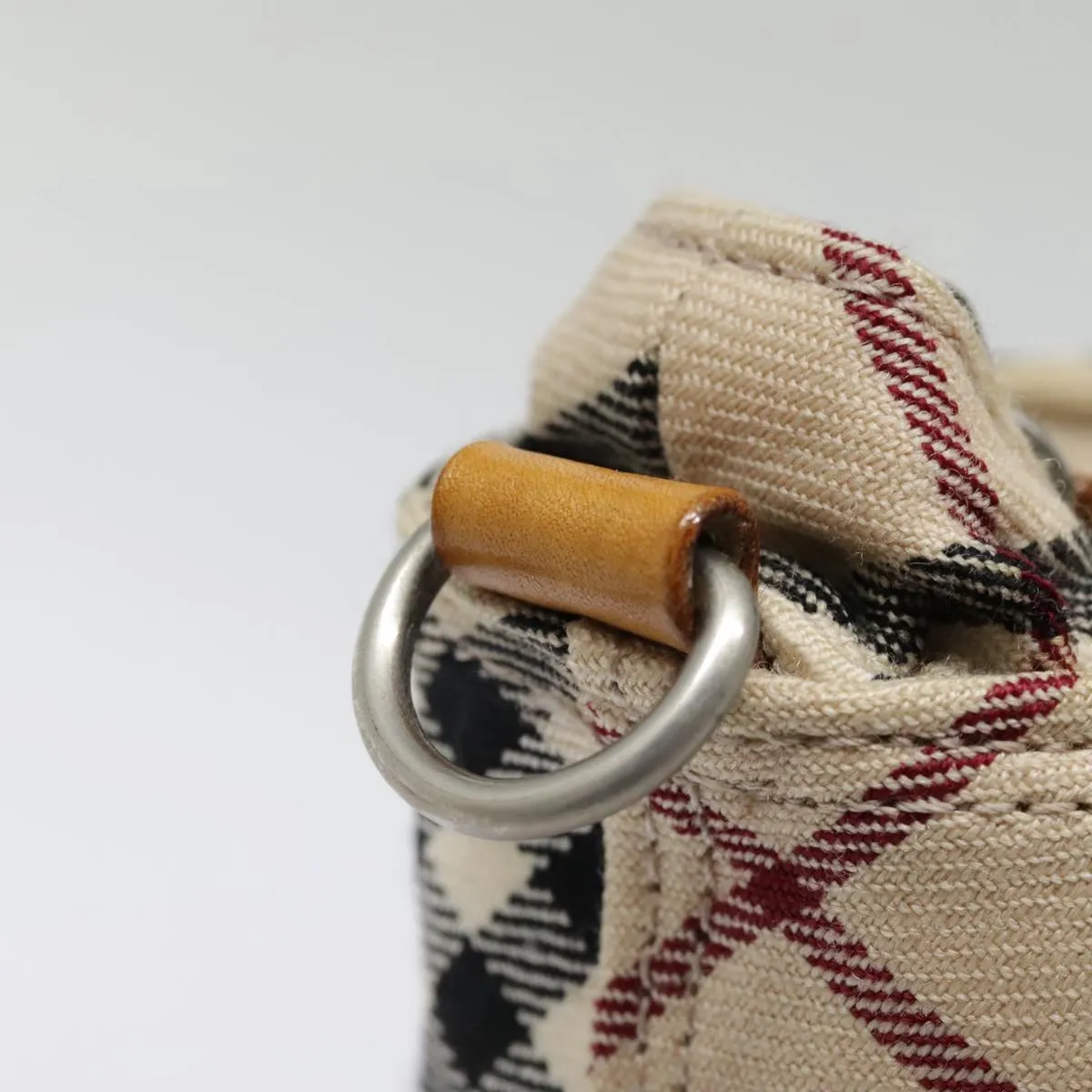 BURBERRY Nova Check Blue Label Shoulder Bag Canvas Beige bs18240