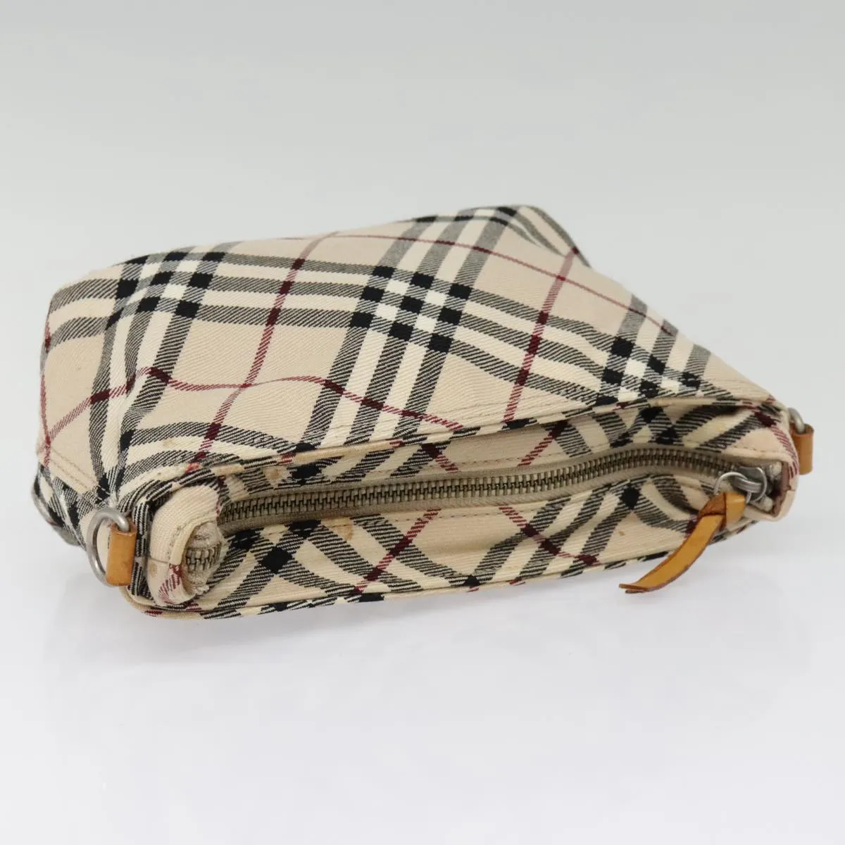 BURBERRY Nova Check Blue Label Shoulder Bag Canvas Beige bs18240